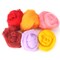 Felting Wool Kit - 24 Vibrant Merino Wool Colors for Needle Felting, Wet Felting, and Crafts